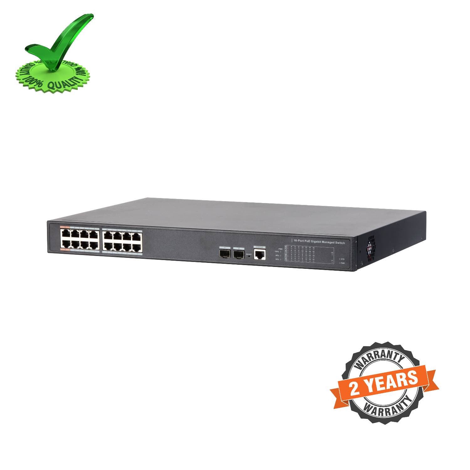 Dahua DH-PFS4218-16GT-190 16-Port PoE Gigabit Managed Switch Dahua DH-PFS4218-16GT-190 16-Port PoE Gigabit Managed Switch